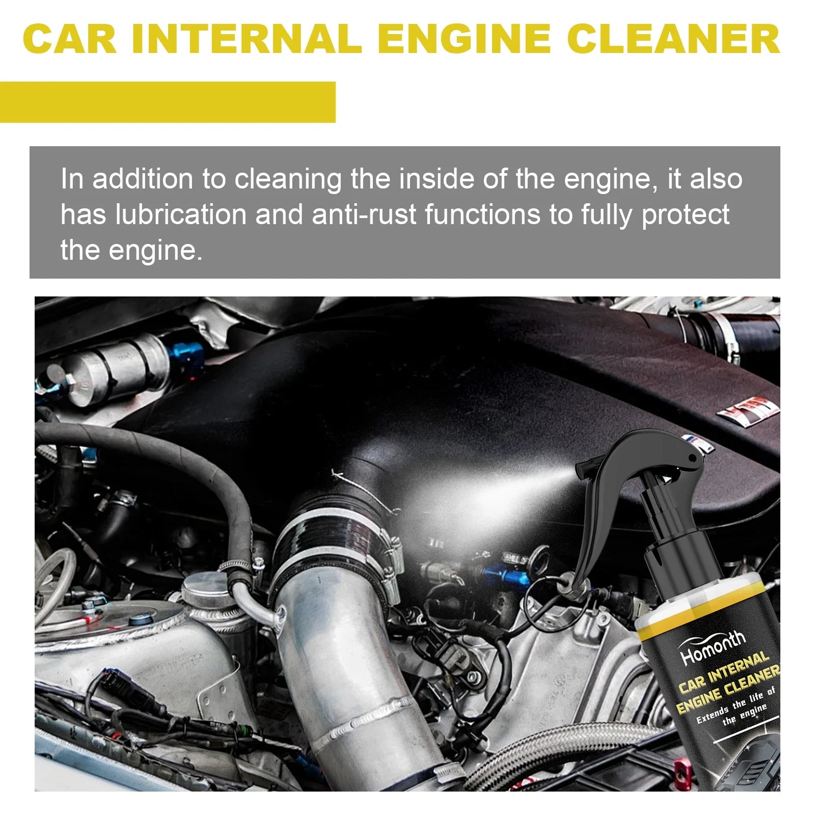 Motorcycle and Car Engine Spray Cleaner
