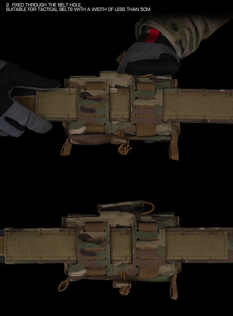 Tactical  MD2 Compact Trauma Kit IFAK Medical First Aid Pouch Outdoors Hunting Camping Patrol Survival Equipment