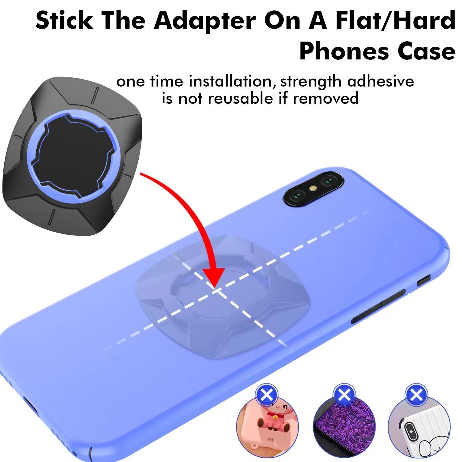 Anti-Shake Motorcycle Phone Mount