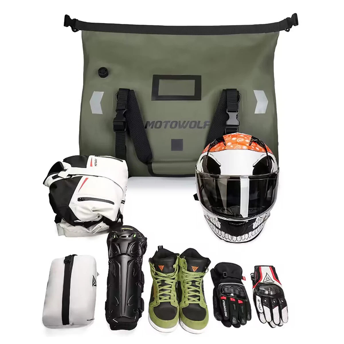 Motorcycle Backpack – Waterproof 20L/40L/66L Dry Travel Bag