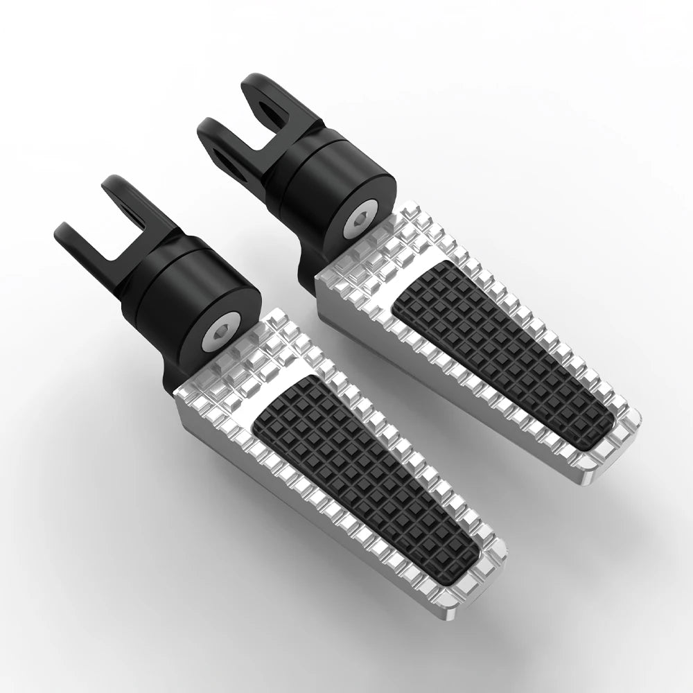 Kawasaki Z650 Anniversary / Z650RS / Z1000SX / ZX-6R / ZX-9R Front Foot Pegs – Adjustable 360° or Straight – CNC Aluminum + Rubber – 7 Colors – $75–$90