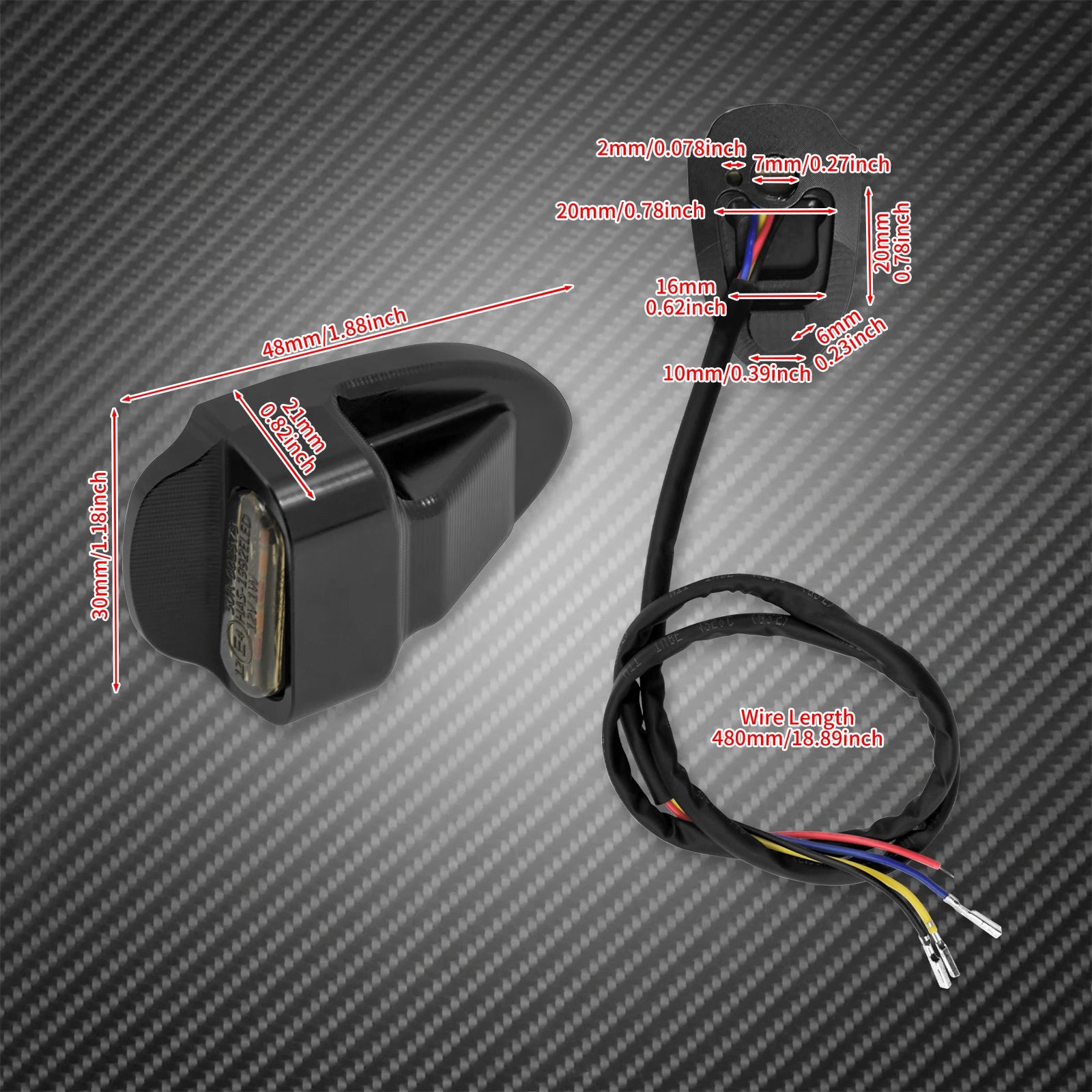 LED Turn Signal Bulbs – E-Mark Rear LED Turn Signal Brake & Running Light