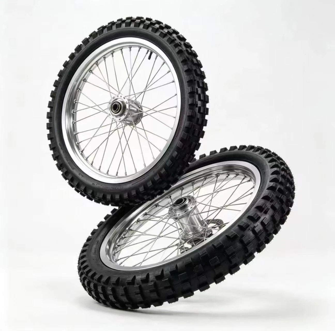 High-Performance Off-Road Wheel Set for Surron Light Bee / LBX – 70/100-19 Front & 90/100-16 Rear Knobby Tires