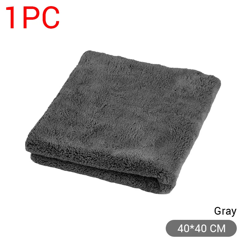 Microfiber Cleaning Cloth 1/3/6/9PCS, 40x40CM Extra Soft Wash & Drying Towels for Bike