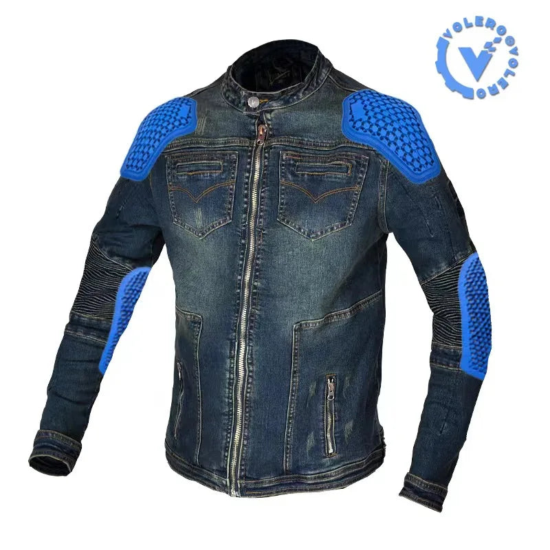 Protective Motorcycle Denim Jacket