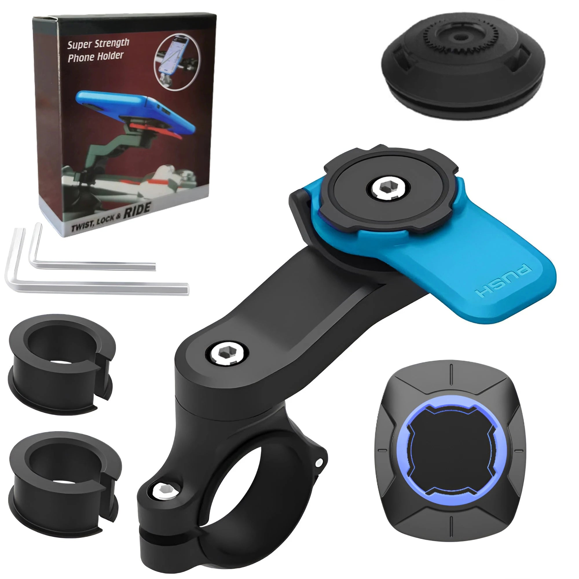 Anti-Shake Motorcycle Phone Mount