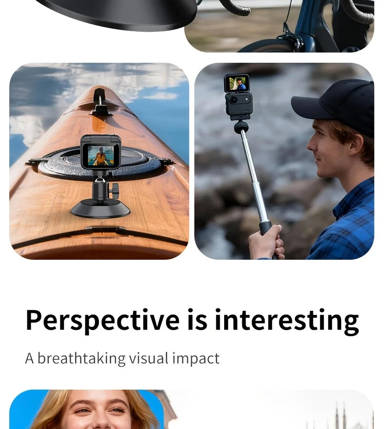 4K HD Flip Screen Thumb Action Camera 20MP Sony Sensor Anti-Shake Wide-Angle Vlog Cycling Camcorder 32GB USB Charging Lightweight Portable POV Camera for Outdoor Travel Cycling