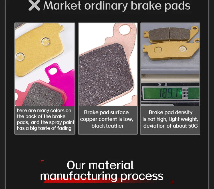 Sintered Metal Brake Pads for BMW R1200GS R1200RT R1250R R1250RT R1250SE R1250LE R1250GS ADV – Brake Pad Tools – Front / Rear – from $18