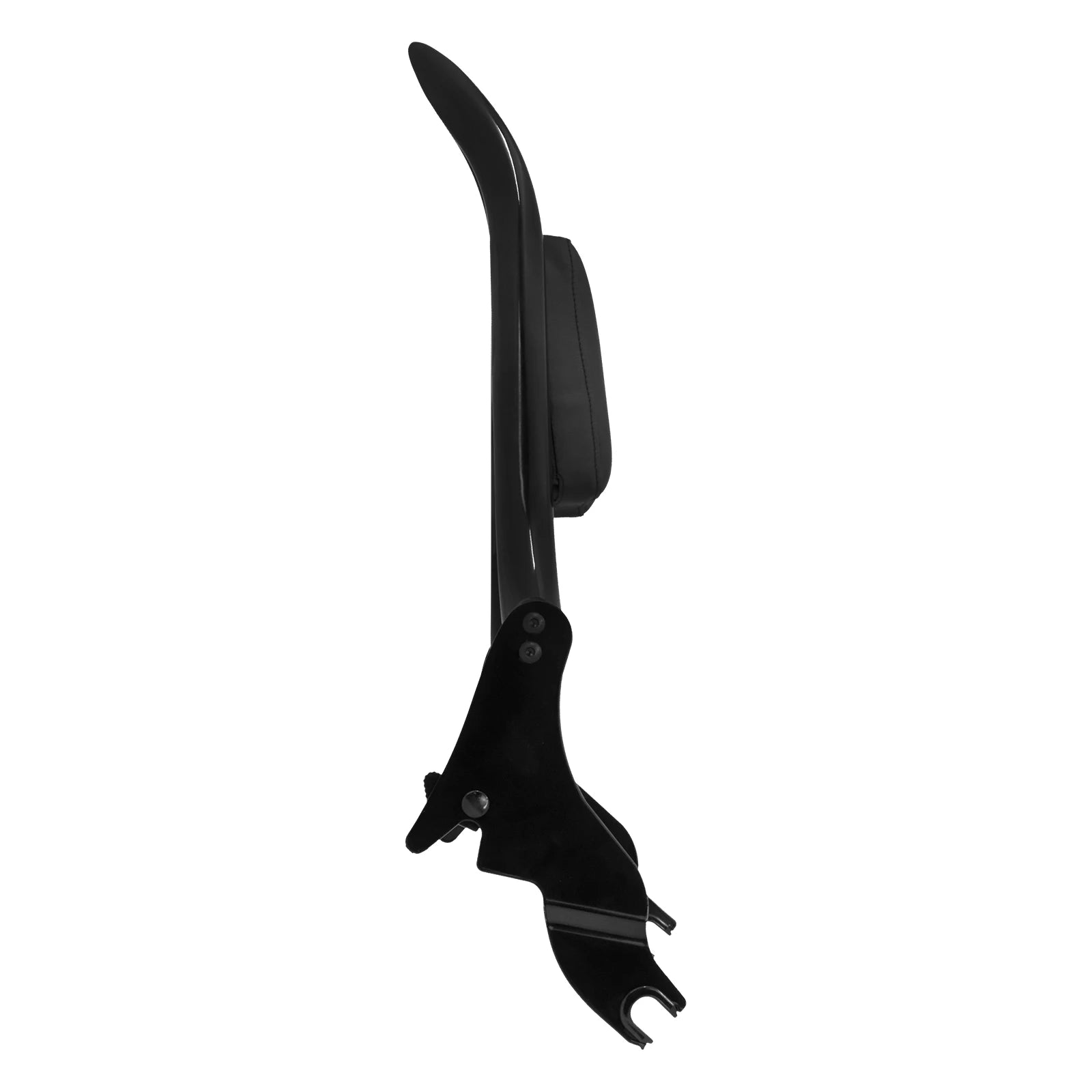 Motorcycle 16'' Detachable Rear Passenger Backrests Sissy Bar Pad For Harley Touring CVO Road King Electra Street Glide 09-2025