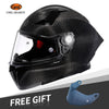 Carbon Fiber Helmets – Lightweight Genuine Carbon Fiber Full Face Motorcycle Helmet, DOT Approved for Men & Women
