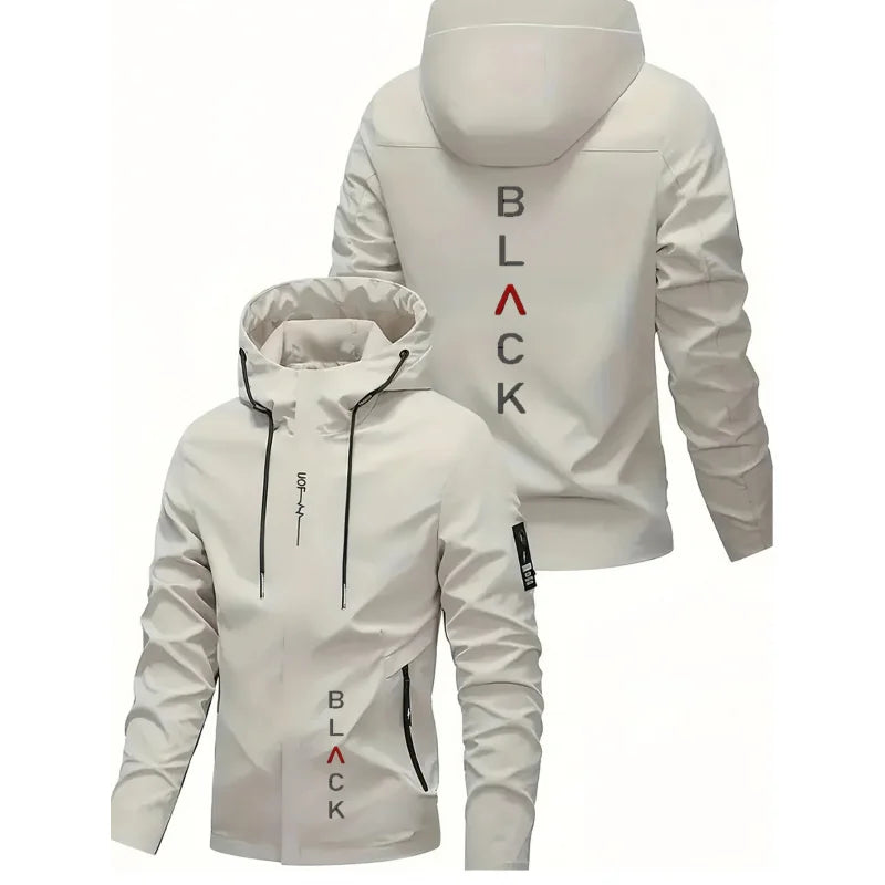 All Season Heavy Duty Motorcycle Jacket with Hood