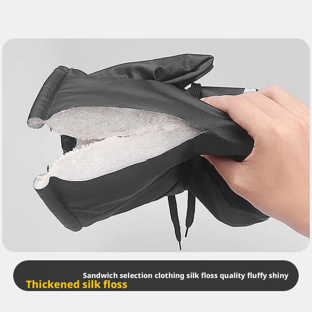 PU Handlebar Muffs Windproof Waterproof