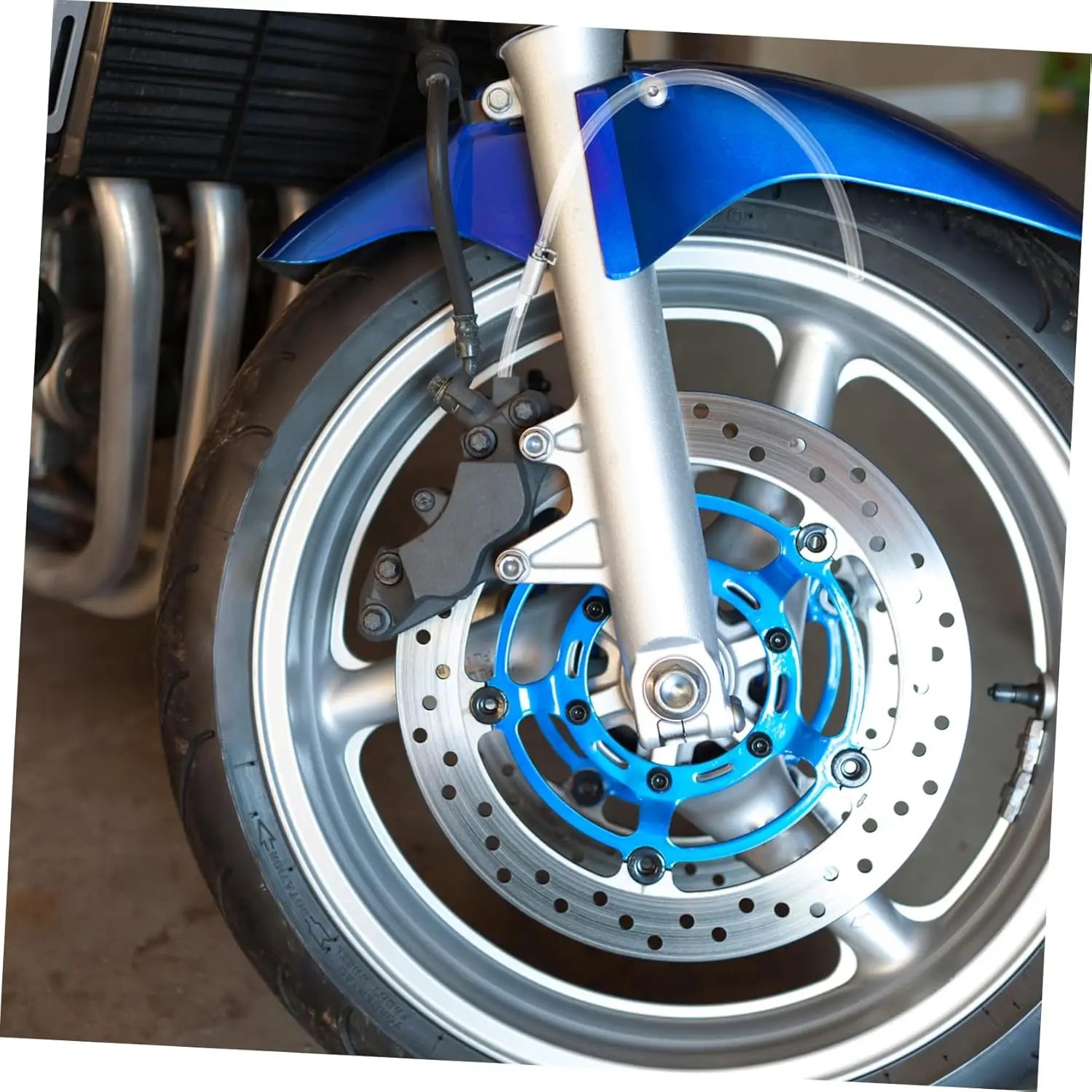 Motorcycle Brake Caliper Bleeder Hose Pipe – Brake Caliper Tools – Brake Fluid Exchange & Air Bleeding Tool Rubber + Aluminum Alloy – $14