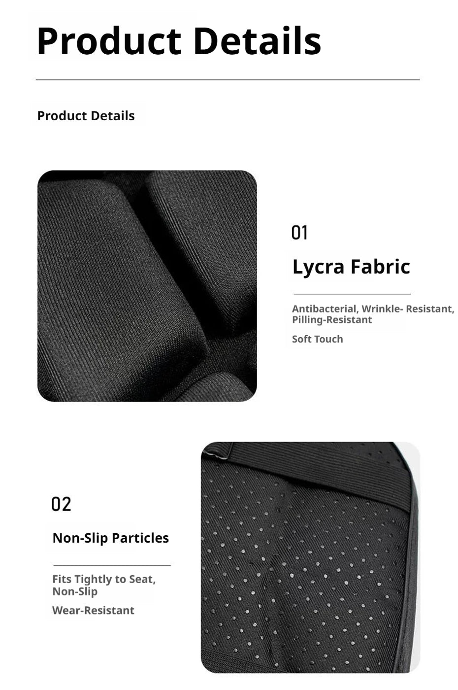 SEAMETAL Universal Motorcycle Gel Seat Cover 3D Breathable Comfort Cushion Shock Absorber Pad Anti-Slip Bike Saddle Protector