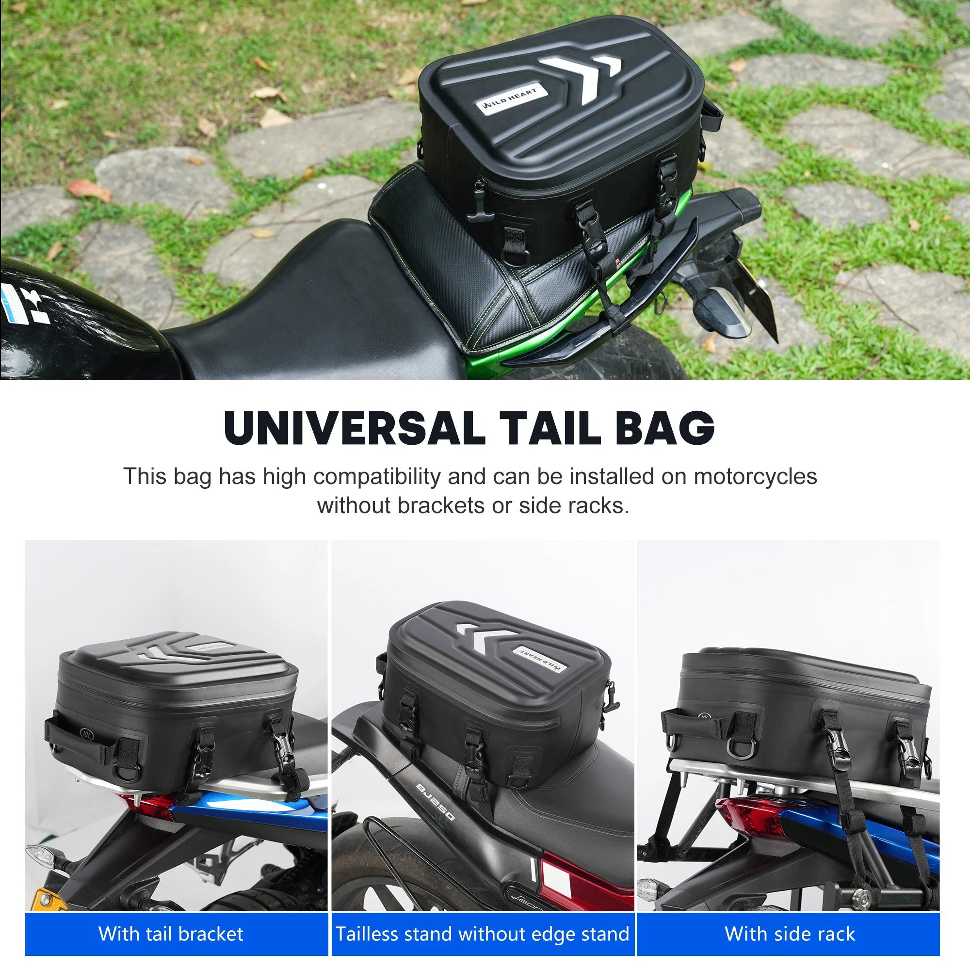 Motorcycle Backpack – Waterproof Multi-Function Rider Storage Bag
