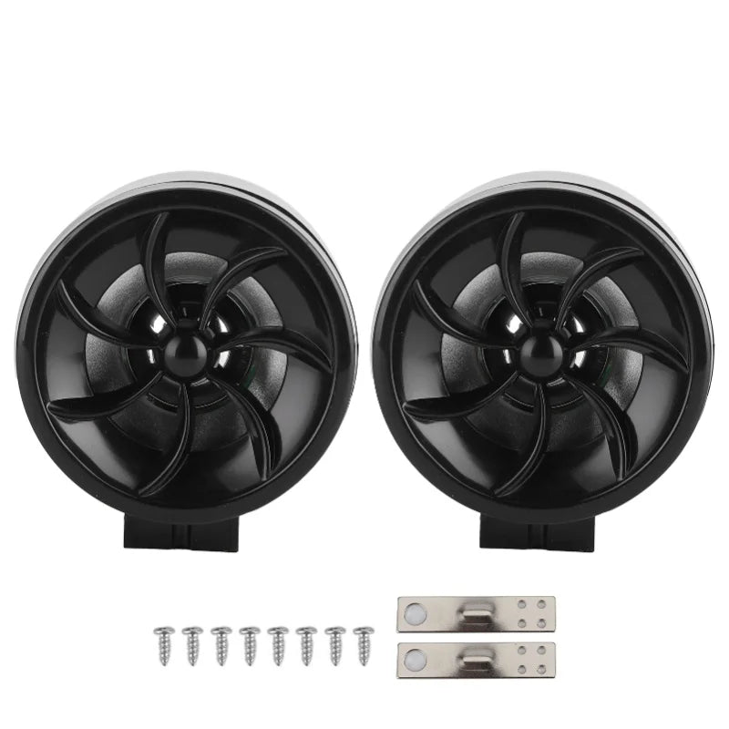 12V Motorcycle Speaker Audio Music Amplifier High Power Loudspeaker With Light Effect