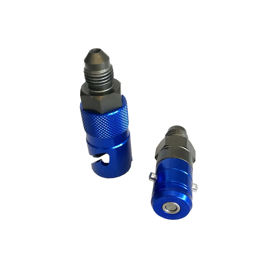 AN3 Brake Line Quick Disconnect Coupler – Brake Line Tools – Non-Spill Shut-Off Valve for Brake Fluid Change – 7075 Aluminium – Universal Motorcycle and Car – from $14