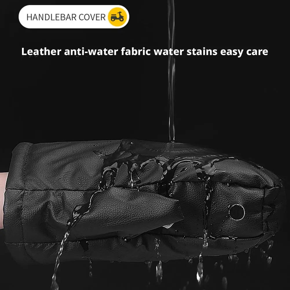 PU Handlebar Muffs Windproof Waterproof