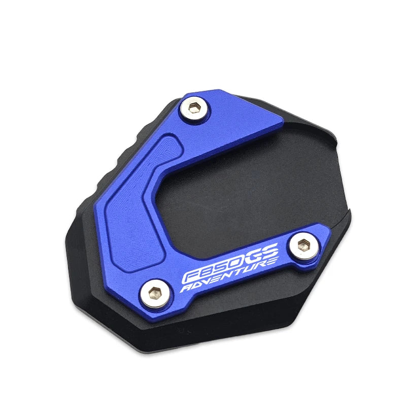 Motorcycle Accessories CNC Kickstand Side Stand Enlarger Extension Pad For BMW F850GS F850GS Adventure F750GS F 850 GS 2018-2023 – Aluminum Blue Grey Black Silver – Not for F900GS