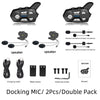 WAYXIN R9 Motorcycle Bluetooth Intercom – 6-Rider 1500m