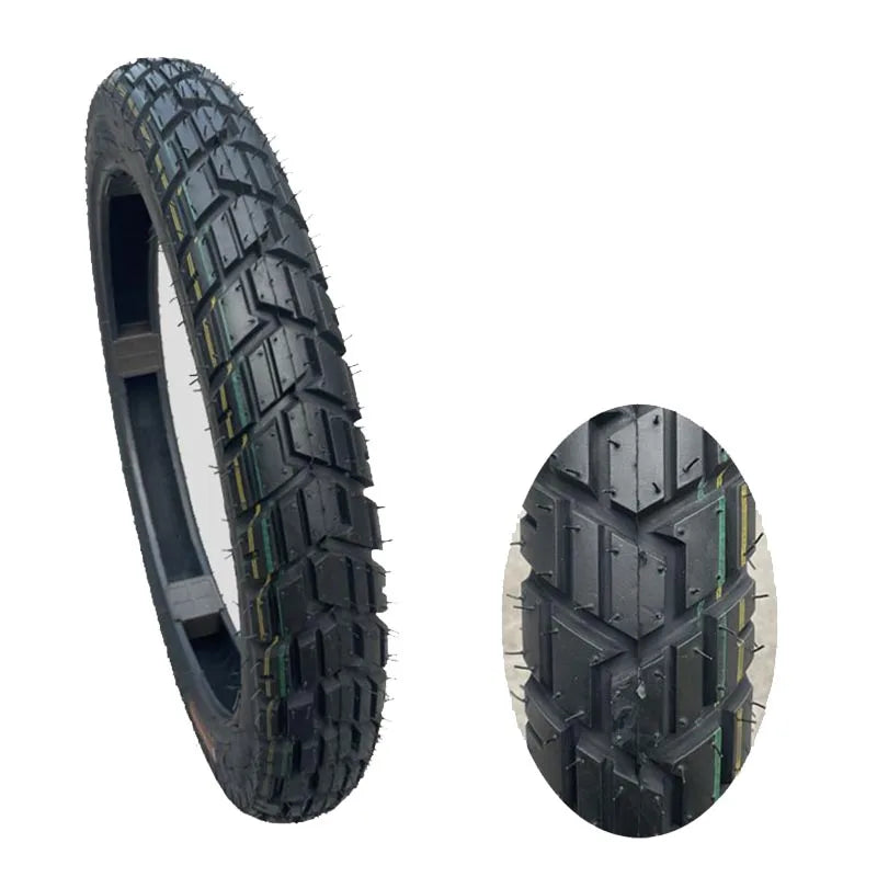 Off-Road Motorcycle Tire Set – Front 90/90-19 & Rear 110/90-17 Non-Slip Tires