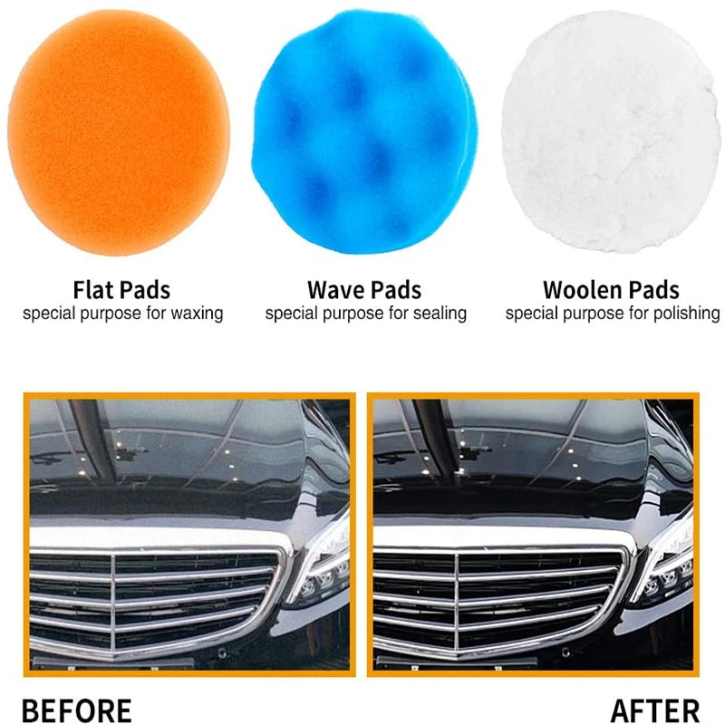 Car Polishing Sponge Pads Kit