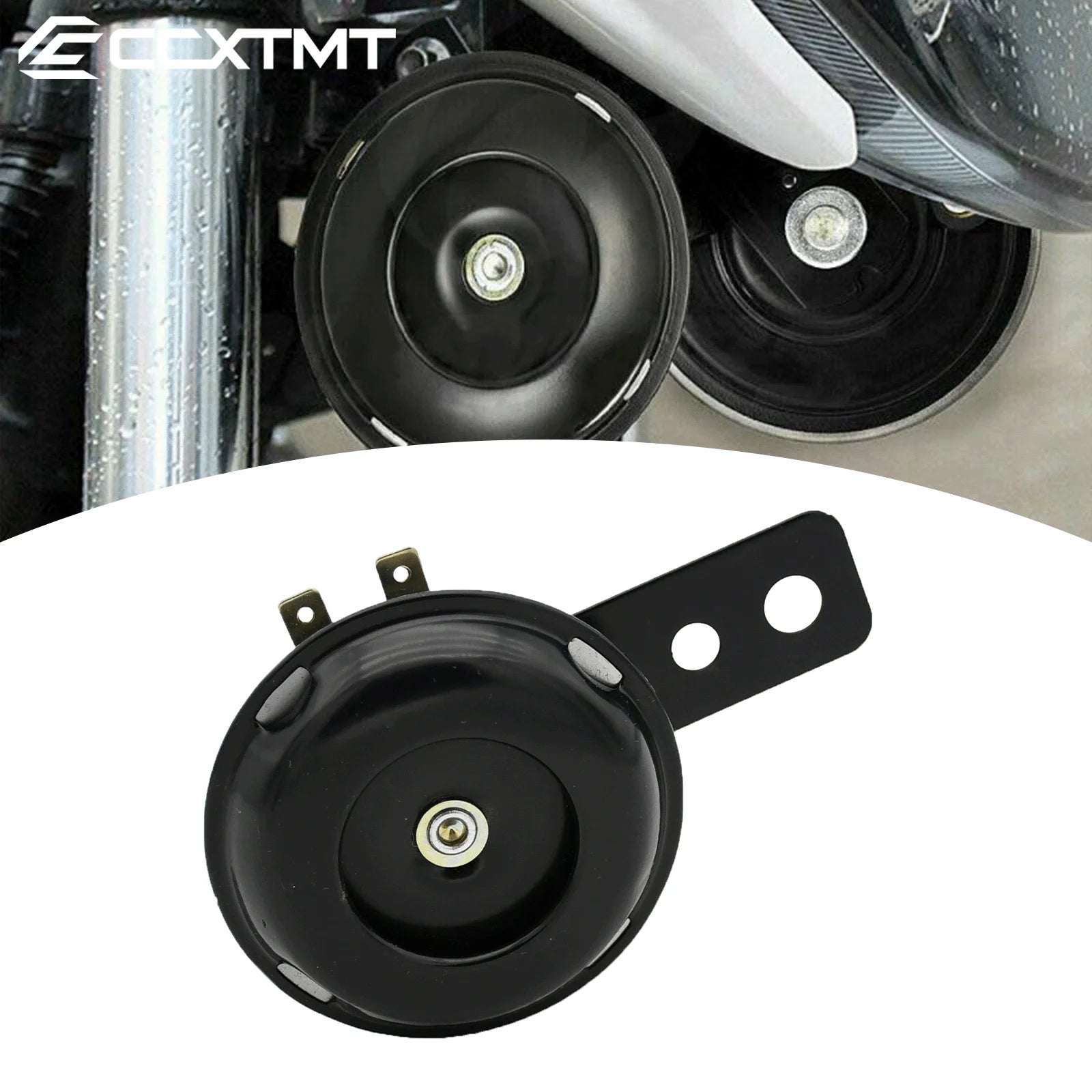 Motorcycle Horn – 12V 105dB Waterproof Universal Round Horn