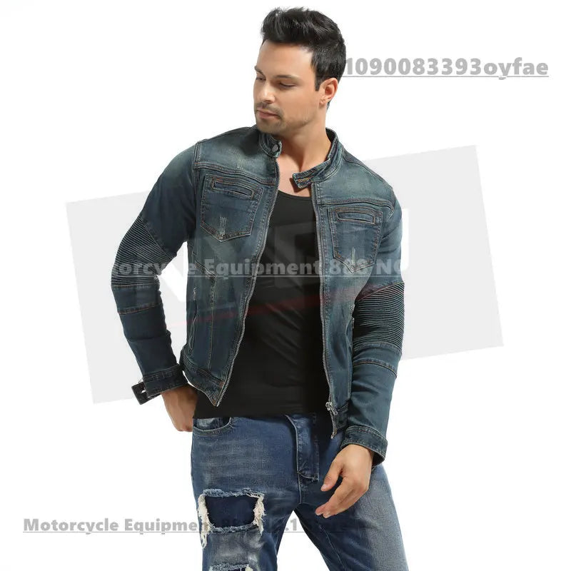 Protective Motorcycle Denim Jacket
