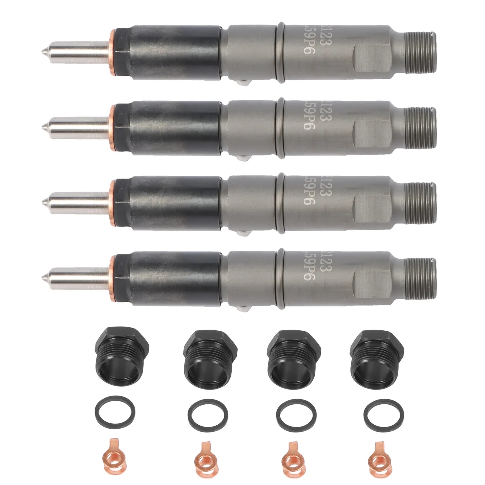 4pcs NEW Fuel Injectors NozzleS 3932123 Replacement for Cummins 4BT 3.9L Diesel Engine Truck with 3 Months Warranty
