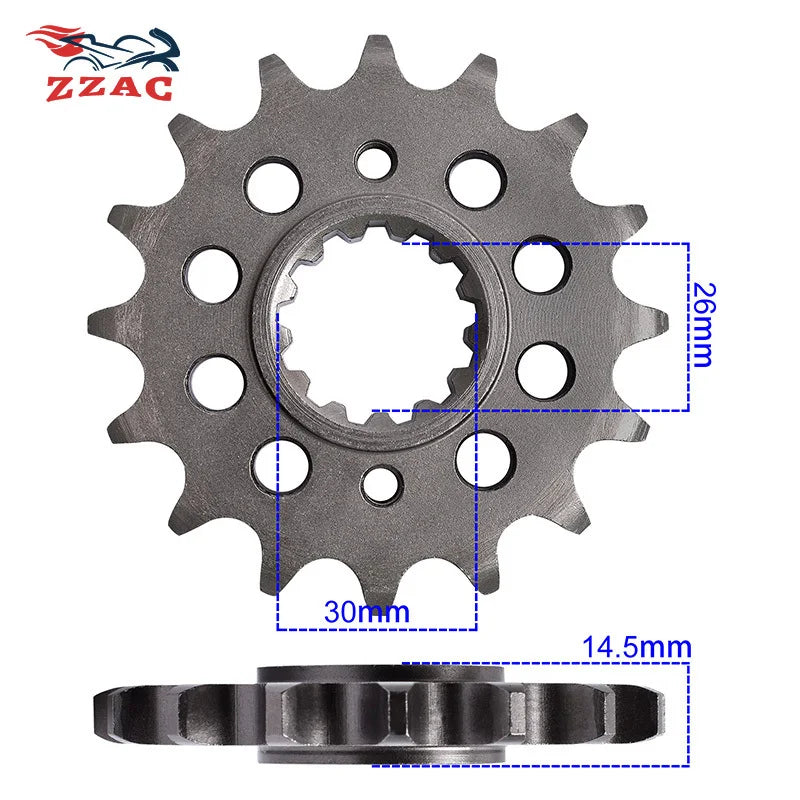 530 Front Sprocket 16T–18T Honda VFR800
