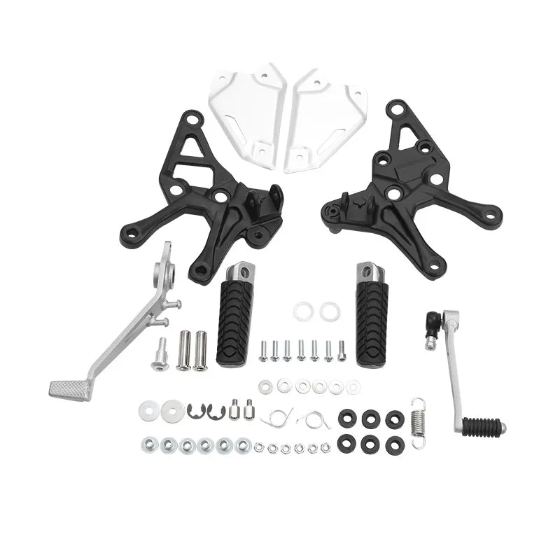 Motorcycle Front Rider Footpeg Pegs Pedal Bracket For Kawasaki Z900 2017-2024 2018 2019 2020