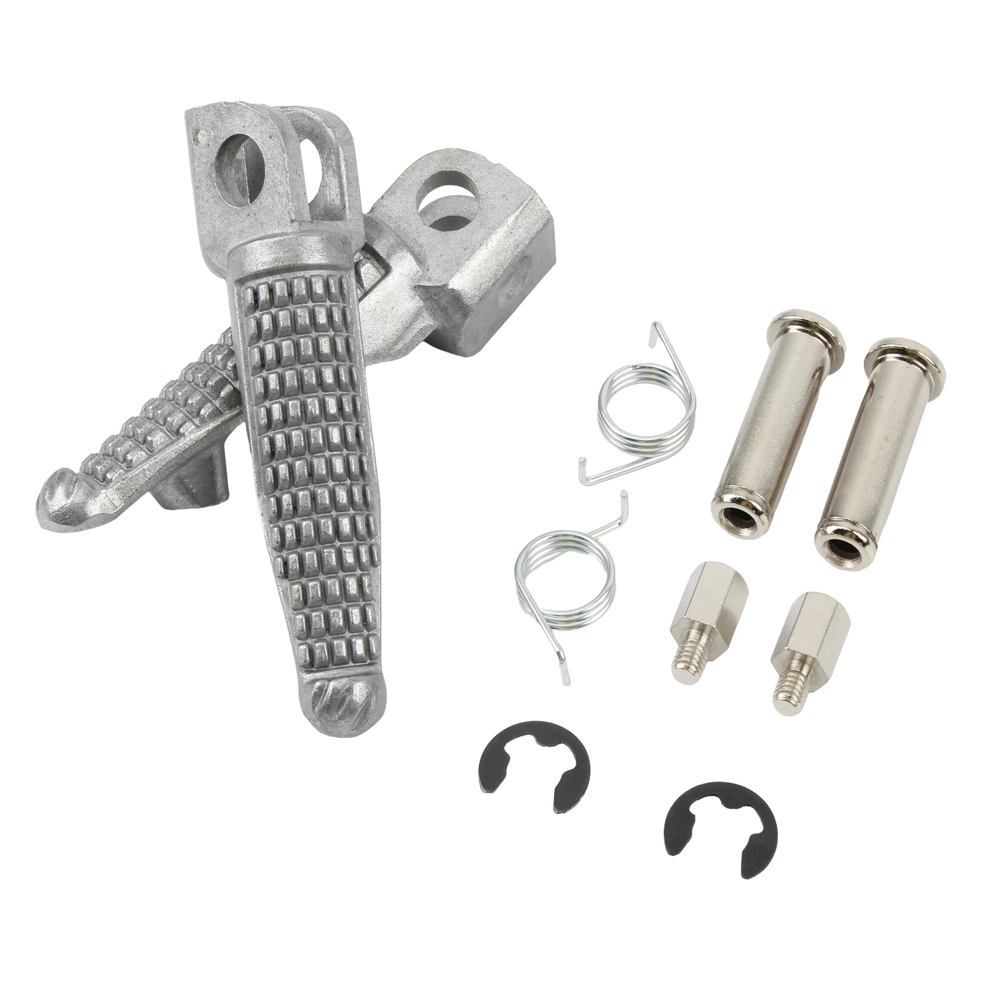 Kawasaki Front & Rear Foot Pegs – ZX-6R / ZX-9R / ZX-10R / Z750 / Z1000 / Ninja 250R / ER-6N / ER-6F / GTR1400 / ZZR1400 – Black or Silver – $20