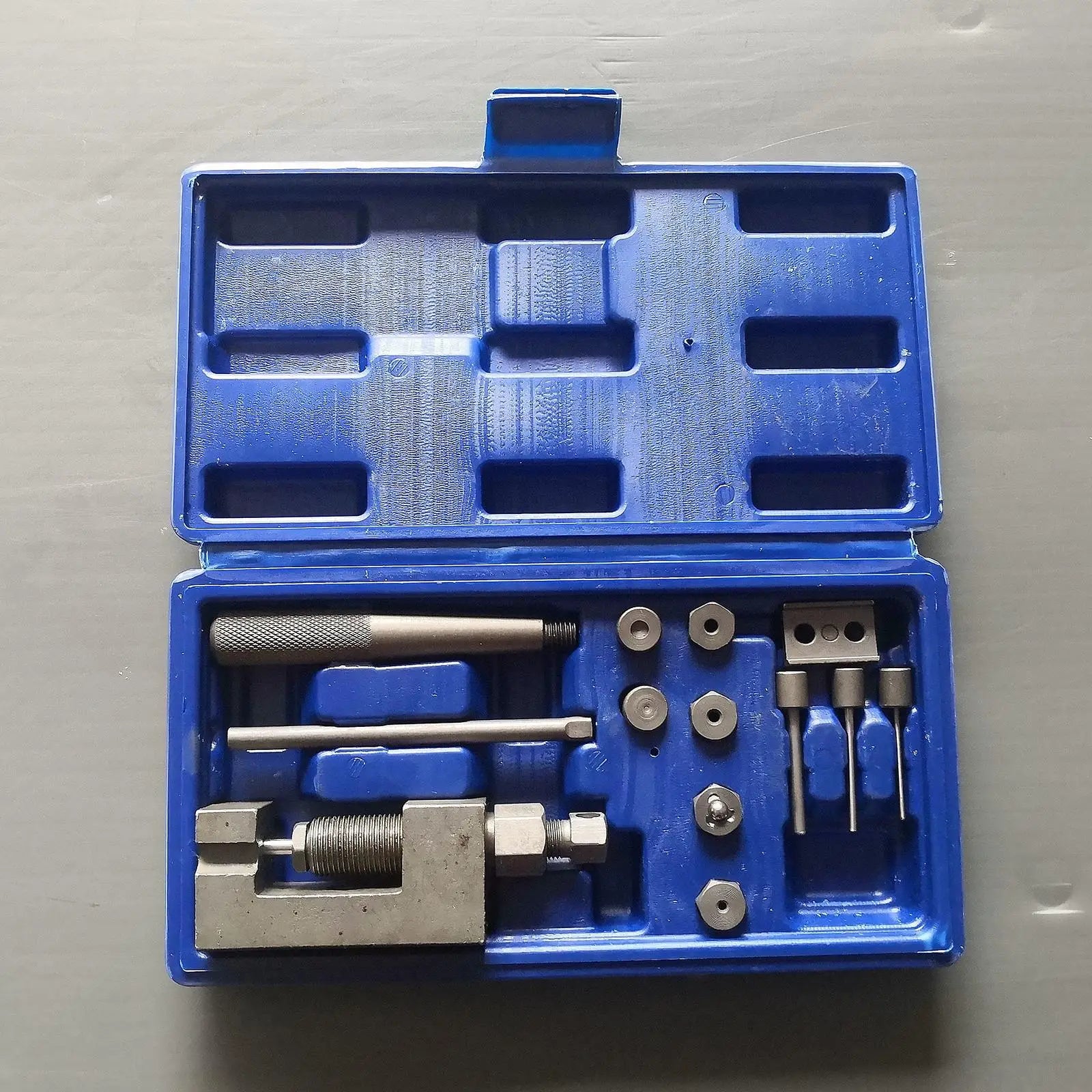 Motorcycle Chain Breaker Riveting Tool Set – for 520 525 530 630 Chain – Heavy Duty Investment-Cast Mechanical Repair – $84