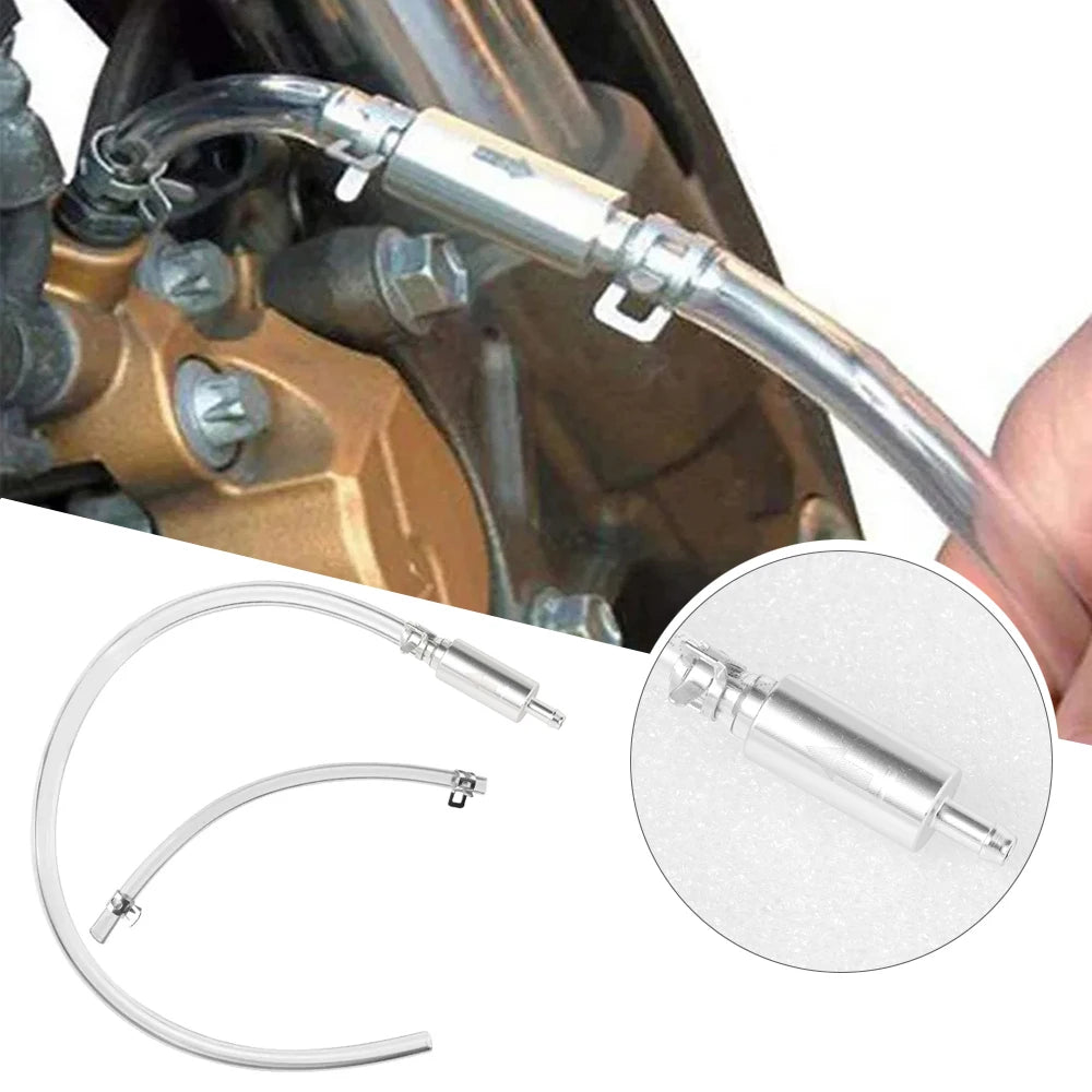 Motorcycle Brake Bleeder Tool Kit - Silver