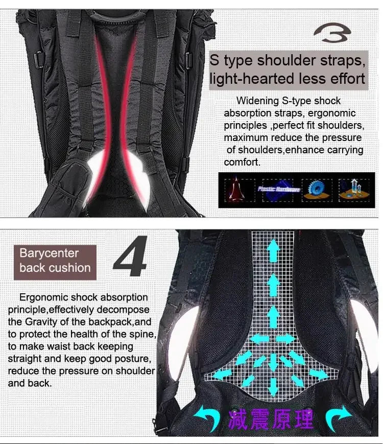Motorcycle Backpack – 25L Hard Shell Waterproof Racing Backpack