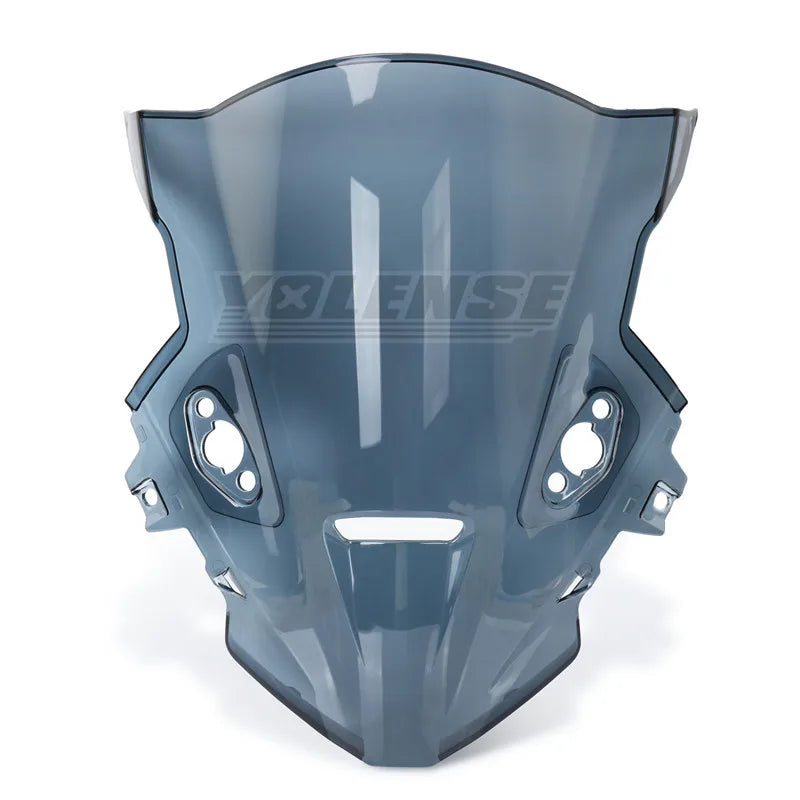 Fit for CFMOTO 675SR 675SR-R 675 SR SRR Motorcycle Accessories Windscreen Wind Deflectors Double Bubble Windshield Screen – YOLENSE ABS Plastic With YLS / NO LOGO Black Gray Light Gray