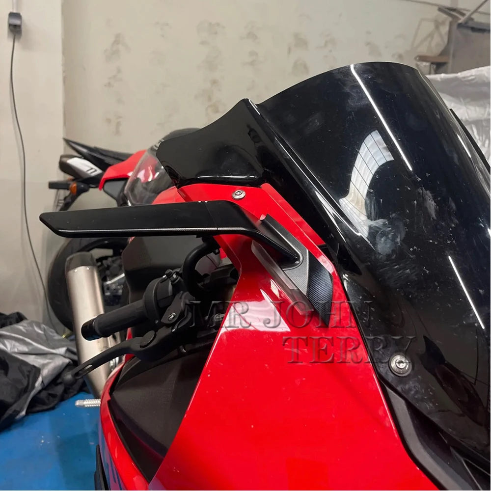 Motorcycle Rearview Rear View Side Mirrors With LED Turn Signal Light For BMW S1000RR S1000 RR S 1000 RR s1000rr 2019-2026