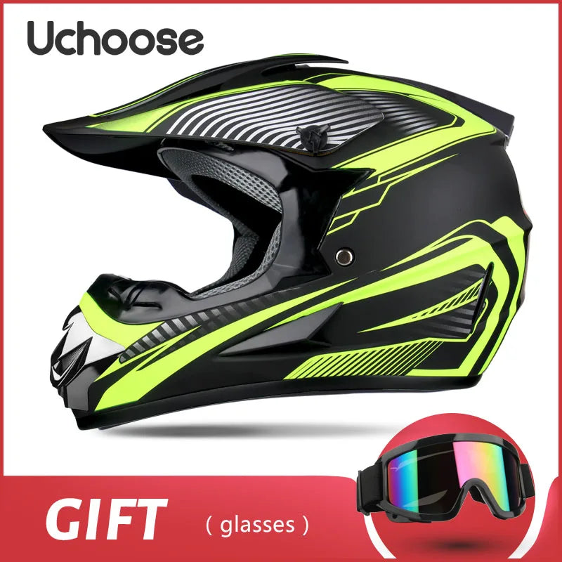 Full Face Motocross Helmet – MTB, Off-Road, Racing & Downhill Riding