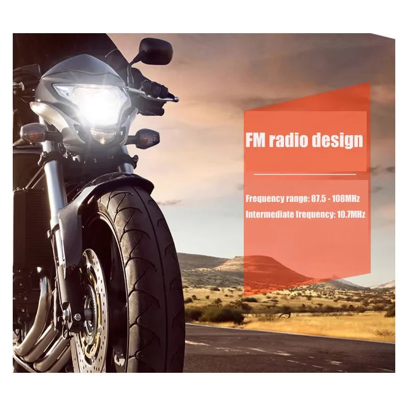 Motorcycle Speakers – Bluetooth Stereo, MP3 & FM Radio Sound System