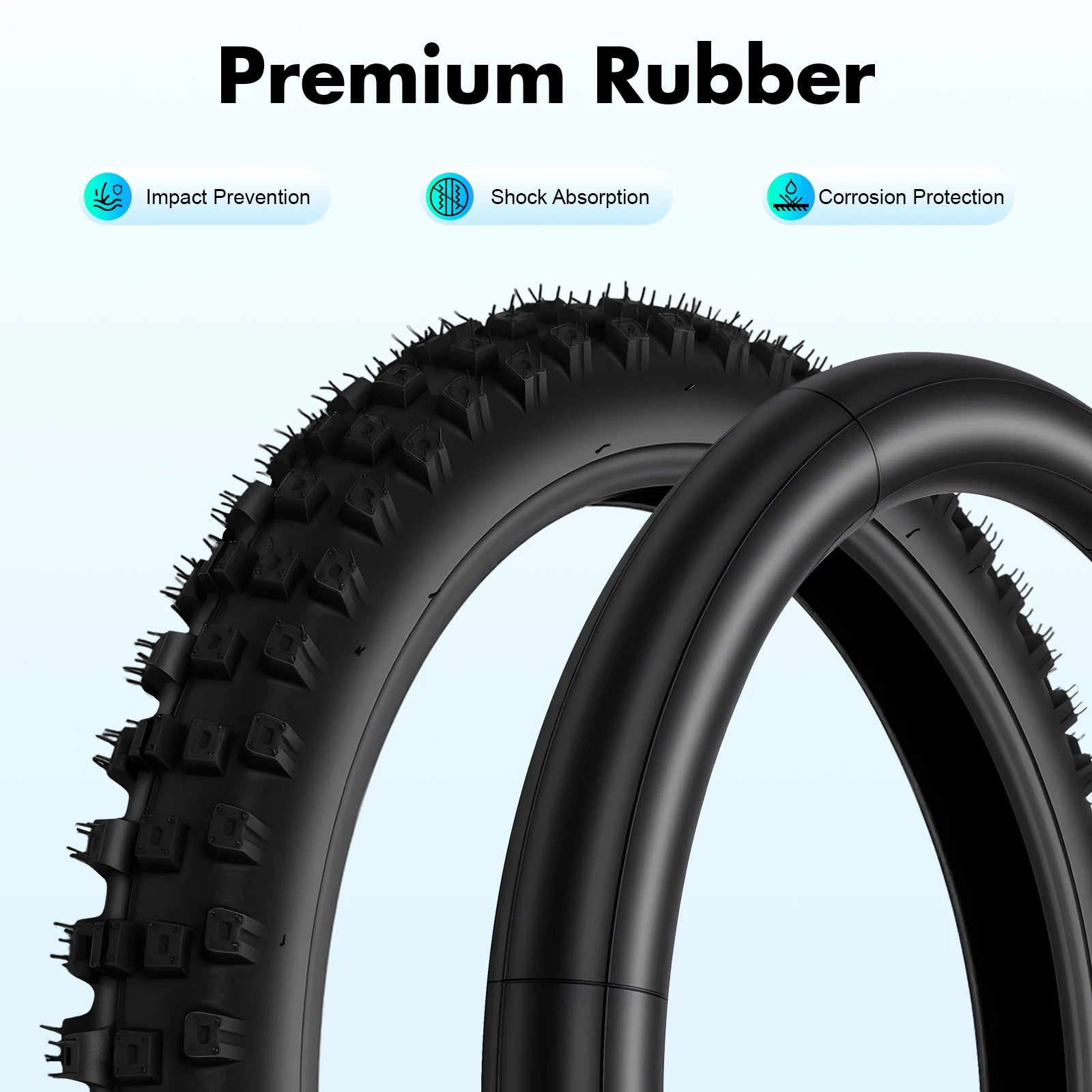 Dirt Bike Tires – 70/100-19 Front Tire with Inner Tube