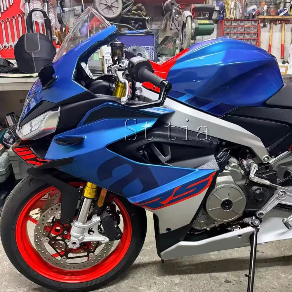Aprilia RS125 / RS457 / RS660 / GPR150 / GPR250 / Tuono125 CNC Brake & Clutch Lever Guard – Aluminum – Black / Gray / Red – $60–$61