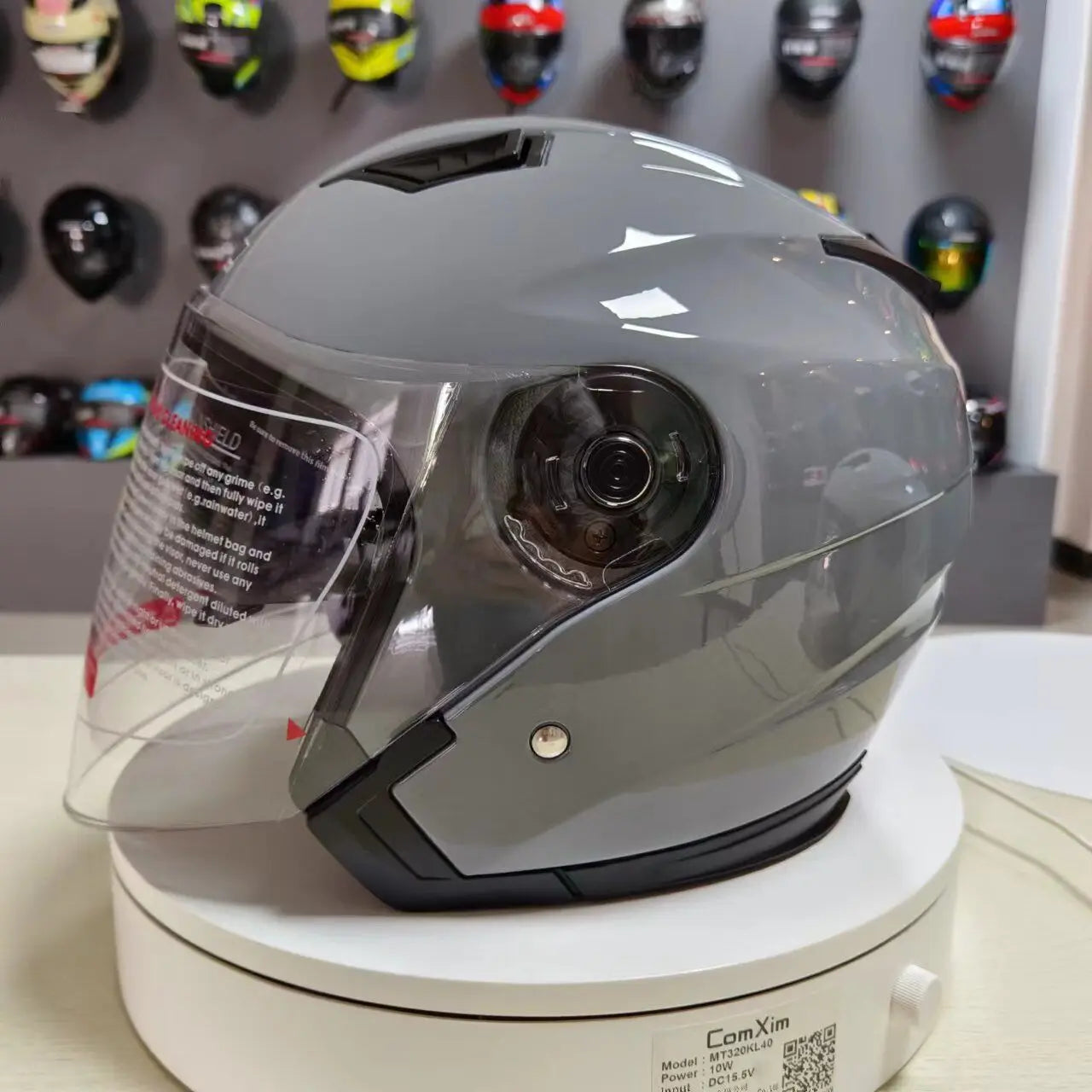 Double Lens Motorcycle Half Helmets