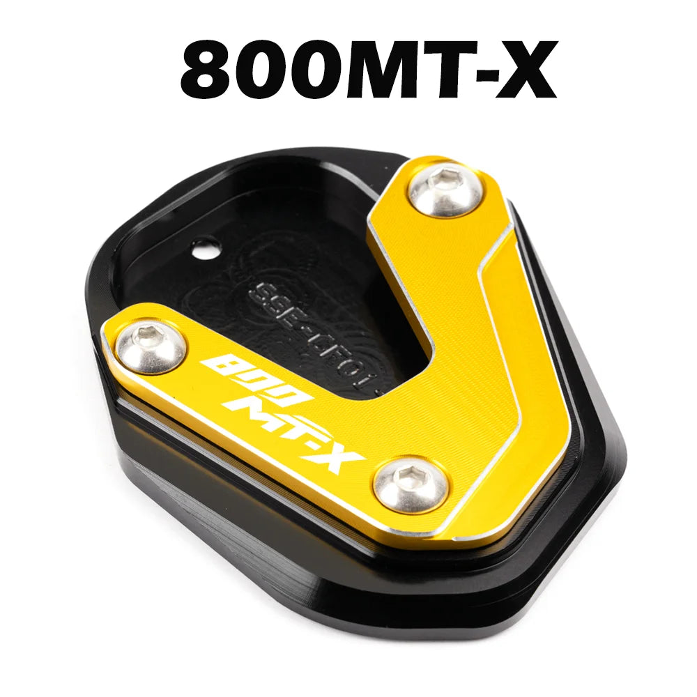 For CFMOTO 450MT 800MT 800MT-X MT450 MT800 MT 450 800 MTX 800MTX Motorcycle Accessories Kickstand Pad Side Stand Foot Extension – MOWOK CNC Aluminum Anodized Gold Blue Grey Red Sky Blue Black