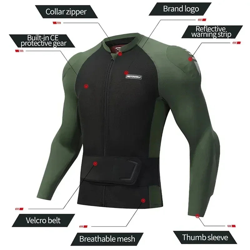 Breathable Soft Armor Jacket with CE Certified Protection