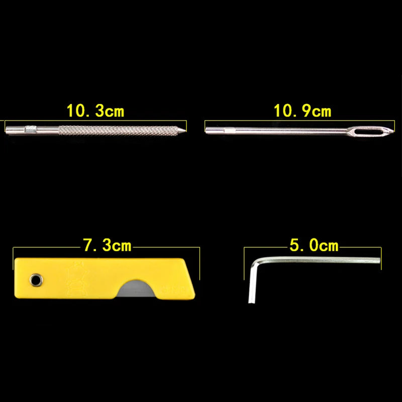 11pcs Tire Puncture Emergency Repair Kit with Storage Box – Metal – Car Motorcycle Bicycle ATV Truck – $22