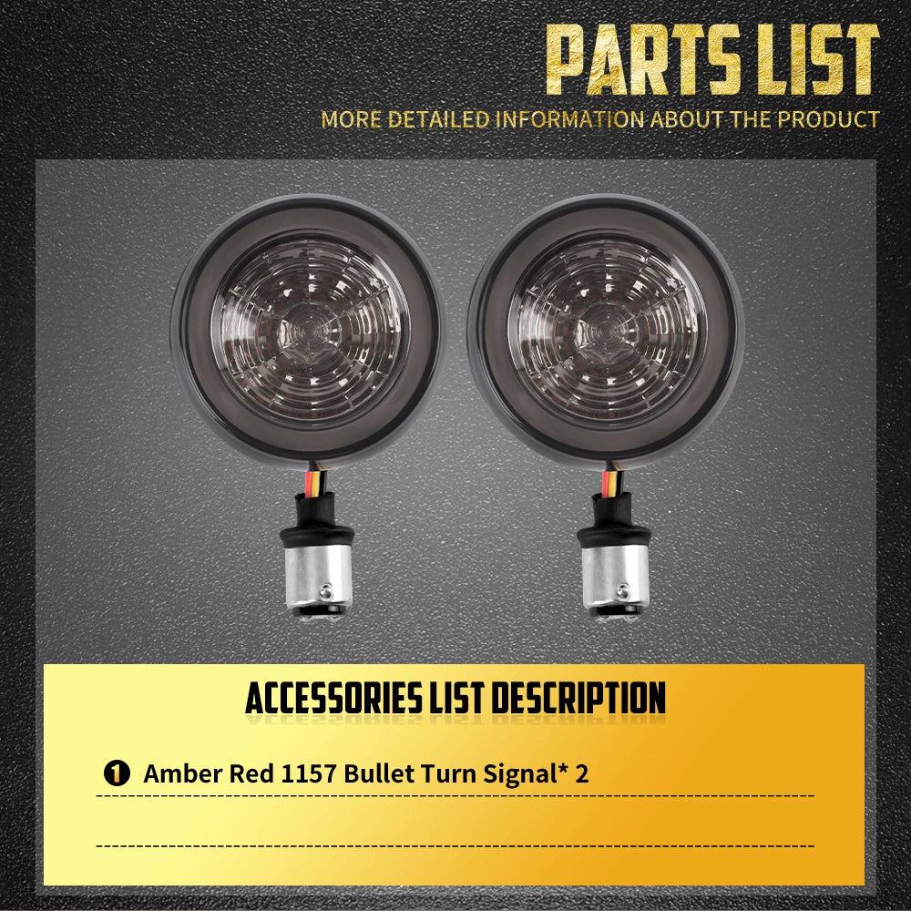 LED Turn Signal Bulbs – 1157 LED Indicator Light for Harley-Davidson