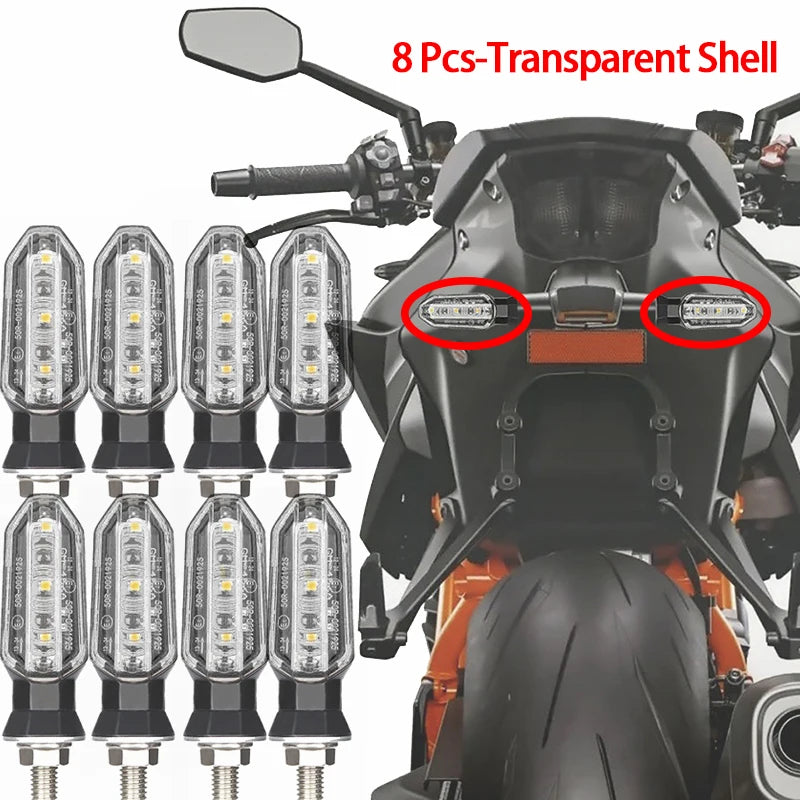 LED Turn Signal Bulbs – 8mm Mini Flashing Motorcycle Indicator Lights