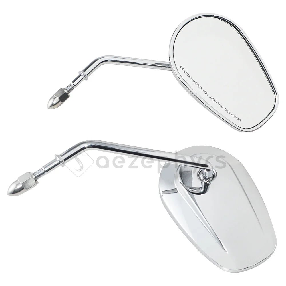 WOWTK Harley-Davidson 360° Adjustable Handlebar Rearview Mirror Pair 5/16" 24 UNF for Touring Sportster Softail Dyna Road King Electra Glide Fat Boy 1982-2026