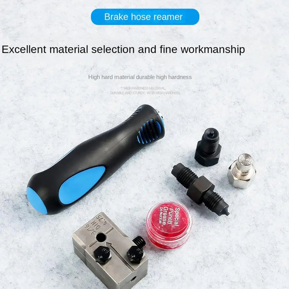 3/16" Double Flare Adapter and Handheld Brake Line Flaring Tool – Brake Line Tools – Double Flaring Tool for Auto Motorcycle Truck Brake Pipe Repair – 500g – $37
