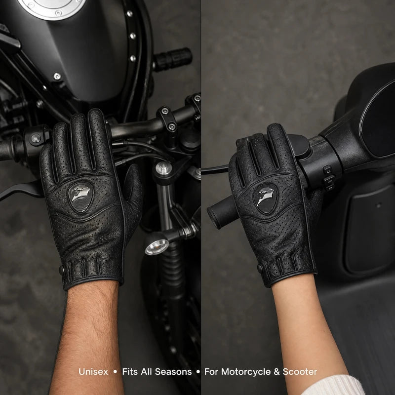 Retro Motorcycle Gloves